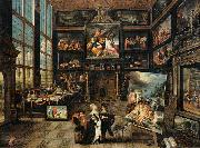 Interior of a Collectors Gallery of Paintings and Objets d'Art